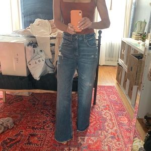 Abercrombie wide leg jeans size 26
